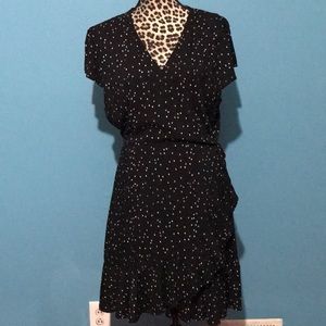 Instant Bliss Polka Dot Wrap Dress